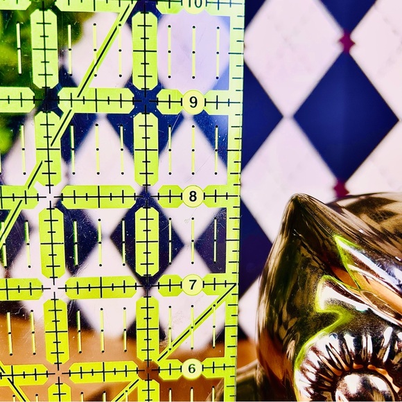 Gold-Tone Ceramic Owl Coin Bank and Decorative Figurine| 8” - Picture 6 of 10